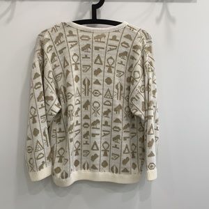 Vintage 1980s  - Hieroglyphics sweater